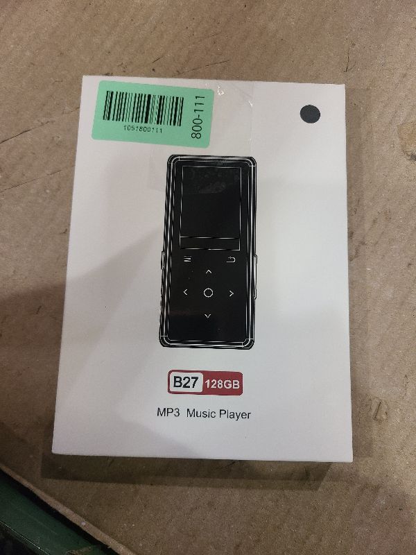 Photo 1 of 128GB MP3 Player with Bluetooth 5.2, AiMoonsa Music Player with Built-in HD Speaker, FM Radio, Voice Recorder, HiFi Sound, E-Book, Earphones Included