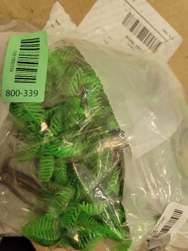 Photo 1 of 12 Pack Plastic Palm Tree Cupcake Toppers Miniature Palm Tree Figurines Cupcake Picks Micro Aquarium Garden Plant Building Landscape Coconuts Birthday Cake Decorations Party Supplies Green