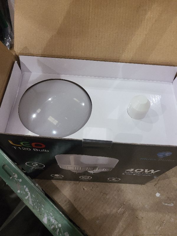 Photo 1 of 2 Pack BlueX 300W Bulb - 350W Bulb Equivalent, 40W LED Corn Light Bulb Cool White 5000K E26 Base 4000 Lumens 300 Watt Light Bulb, High Watt Commercial