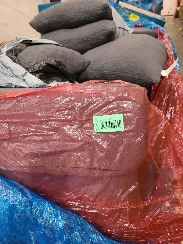 Photo 1 of 108" Modular Sectional Cloud Sofa - Boneless Couch with Deep Seat, Non Slip Base, Folding Sofa Sectional Couches for Living Room, Cozy Modular Couch with L-Shape Chaise, No Assembly Required, Grey