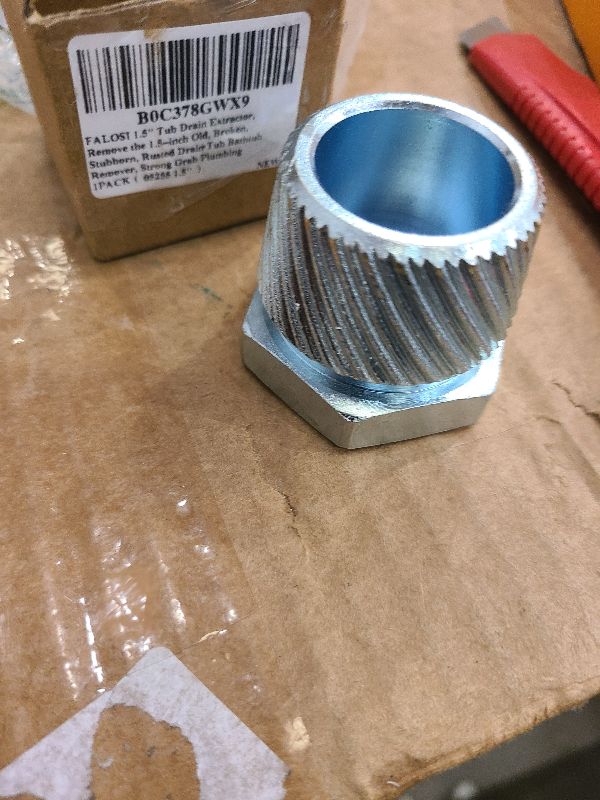 Photo 1 of 1.5'' Tub Drain Extractor, Remove the 1.5-inch Old, Broken, Stubborn, Rusted Drain Tub Bathtub Remover, Strong Grab Plumbing 1PACK? 05255 1.5" ?