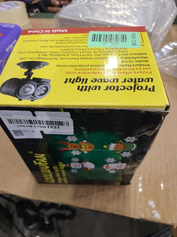 Photo 1 of 2025 Upgrade Christmas Halloween Projector Lights Outdoor, COOLWUFAN 2-in-1 Holiday Projector Lights Decorations, 30 Bright HD Effects (20 Slides) Projection Light for Xmas Party Garden Yard Decor