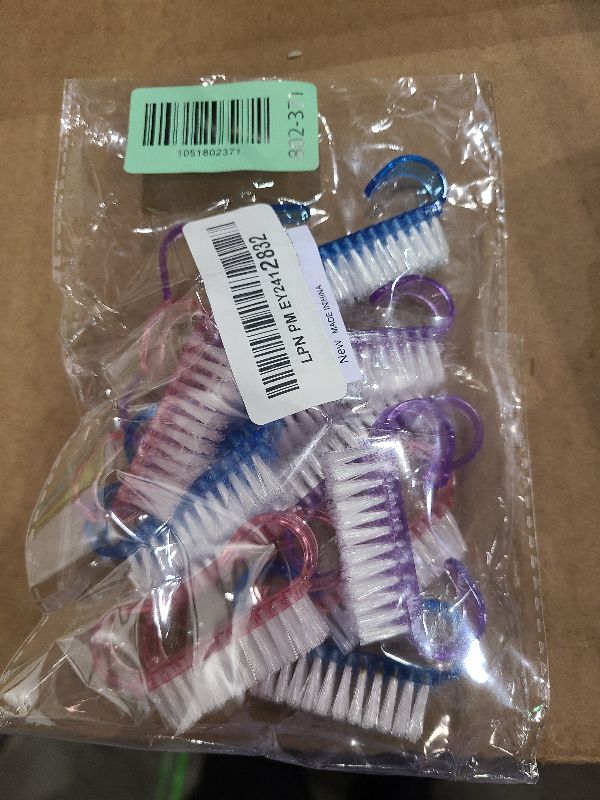 Photo 1 of 12-Pack Handle Grip Nail Brush(assorted color), Fingernail Scrub Cleaning Brushes for Toes and Nails Cleaner, Pedicure Brushes for Men and Women