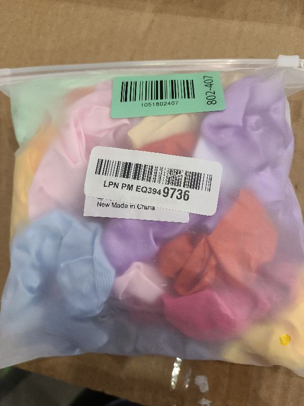 Photo 1 of 24 Pcs  Scrunchies, LED Scrunchies Hair Bands, Elastic Glow in the Dark Srunchies Rave Accessories for Women Birthday Halloween Christmas New Year