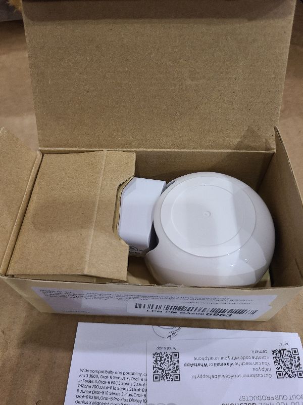 Photo 1 of 2-in-1 Wall Charger for Oral-B Braun Electric Toothbrush, 3-Port US Plug Charger Base for Oral B Genius Pro Smart Vitality Kids io2 io3 io4 io5 io6 Serie, IPX5, White