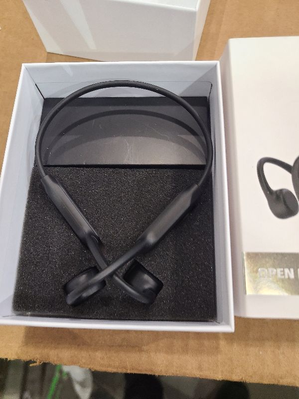 Photo 1 of 2025 New Bluetooth 6.0 Bone Conduction Headphones, Open-Ear Design, Sweatproof & Waterproof, HD Stereo Sound, 10Hrs Playtime, Lightweight for Running?Office?Daily Life?Black?