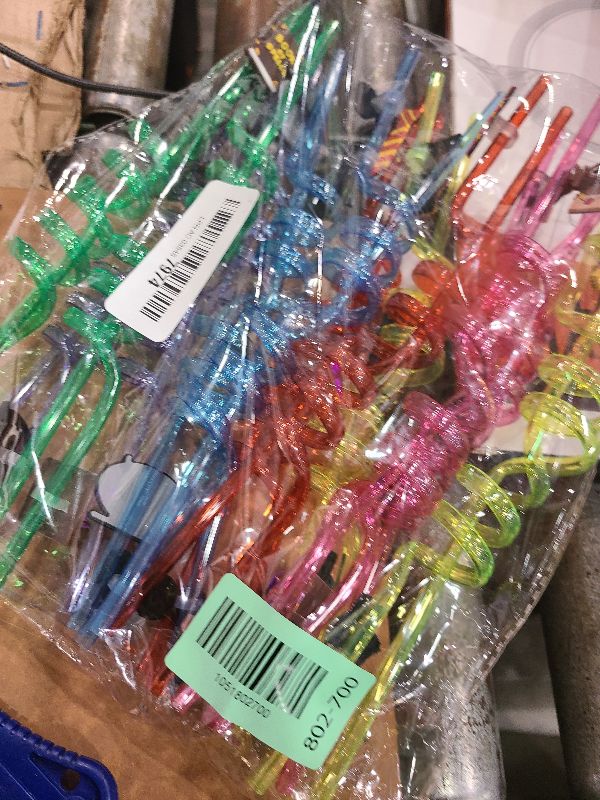Photo 1 of 24pcs Wizard Party Straw Wizard Birthday Party Supplies Drinking for Wizard Party Favors Goodie Bag Stuffers (Wizard)