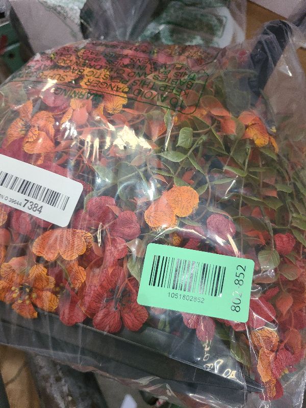 Photo 1 of 2 Pack Artificial Boxwood Topiary Ball Trees with Fall Mums Flowers 23" UV Resistant Fake Greenery Shrubs with Spikes for Outdoors Faux Bushes Plants for Front Porch Garden Patio Thanksgiving Decor