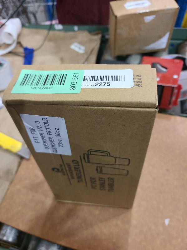 Photo 1 of 2PC Replacement Leak Proof Tumbler Lid With Straw - Fit For Stanley NEW VERSION Iceflow Flip tumbler, Quencher H2.0 And Protour Quencher 30oz, 20oz Tumbler (Peach, 20OZ AND 30OZ)