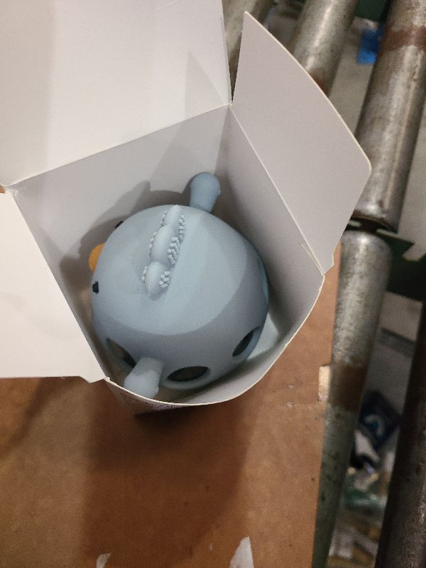 Photo 1 of 2-in-1 Baby Teething Rattle Toy, Sensory Grasping Teether for Infants 3-12 Months, 100% Food-Grade Silicone, Easy to Hold, Soothing & Developmental, BPA Free