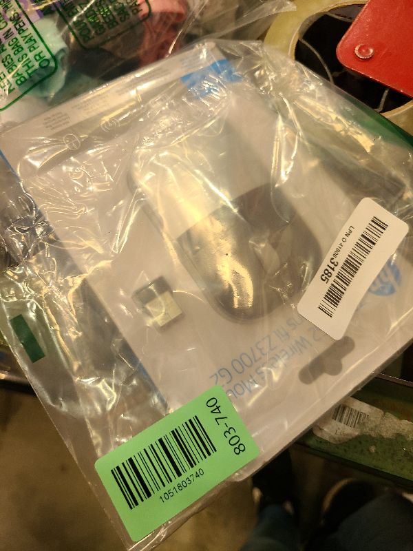 Photo 1 of **MSRp 23.99** HP Z3700 G2 Wireless Mouse - Natural Silver, Sleek Portable Design fits Comfortably Anywhere, 2.4GHz Wireless Receiver, Blue Optical Sensor, Wins PC, Laptop, Notebook, Mac, Chromebook (66Z09AA#ABL)