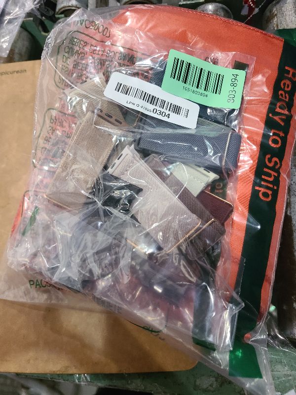 Photo 1 of 10 Pack Stretchy Bands Compatible with Apple Watch Band 40mm 38mm 41mm 42mm 44mm 45mm 46mm 49mm Women Men, Water-Resistant Solo Loop Elastic Sport Straps for iWatch Series 11 10 9 8 7 6 5 4 3 SE Ultra