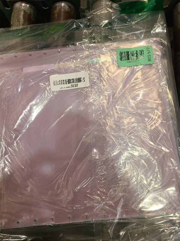 Photo 1 of 10 PCS Letter Size Discbound Dividers with Tabs and Pockets - 11 Discs 8.5 x 11 Plastic Dividers for Office