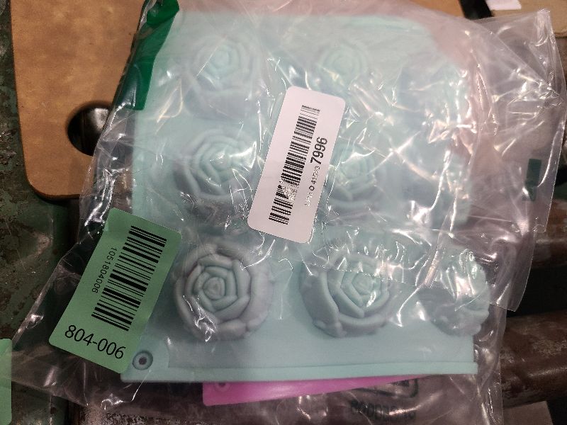 Photo 1 of 2 Pcs Rose Silicone Fondant Molds 15 Cavity Flower Cake Resin Mold Candy Chocolate Ice Cube Fondant Molds Kitchen Baking Tools for Sugarcraft Cake Decorating