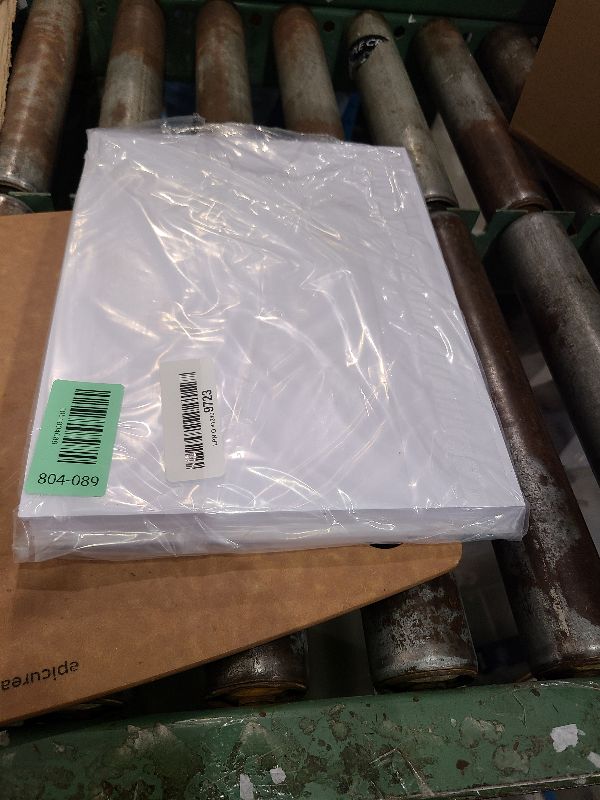 Photo 1 of 120lb Cover Thick Cardstock Paper - Plain Heavy Bright White Stock - 8.5" x 11" (50 Sheets)