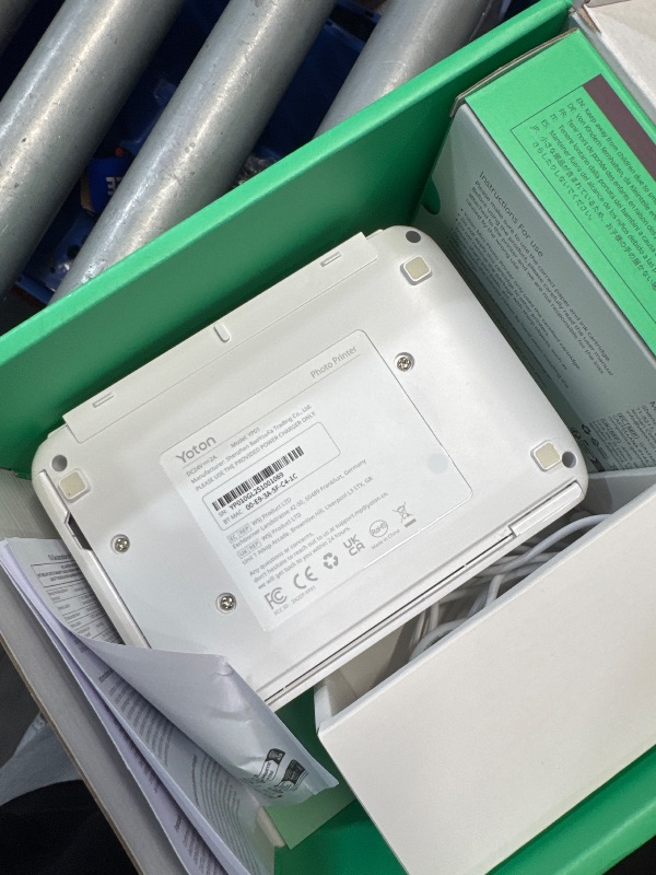 Photo 1 of (UNTESTED) YOTON Photo Printer, Picture Printer with 54 Sheets (4"x6") & 1 Cartridges, Support AR Video Printing, Wi-Fi Connection, Portable Photo Printer for iPhone/Android/Laptop