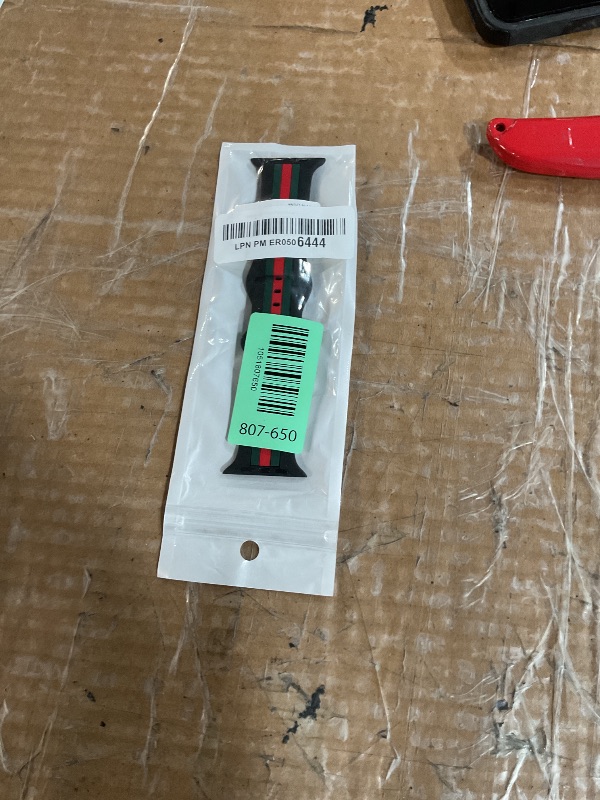 Photo 1 of [2 Pack] Designer Bands Compatible with Apple Watch Band 38mm 40mm 41mm 42mm 44mm 45mm 46mm 49mm Men Women, Soft Silicone Sport Band Strap for Apple Watch Ultra 2 iWatch Series 10 9 8 7 SE 6 5 4 3 2 1