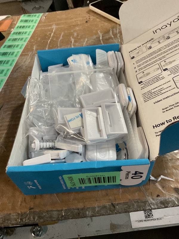 Photo 1 of Inaya Complete Baby Proofing Kit - Child Safety Hidden Locks for Cabinets & Drawers, Adjustable Safety Latches, Corner Guards and Outlet Covers - Baby Proof Pack to Keep Your Child Safe at Home