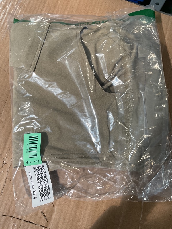 Photo 1 of (MED/LARGE) (USED/FAIR) INNKGLE Men's Tactical Cargo Pants Durable Cargo Work Pants with Stretch Fabric,EDC Work Hiking Pants, Water-Resistant for Outdoor, Hunting Appare Khaki