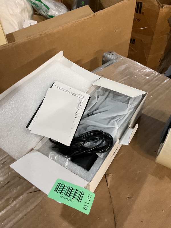 Photo 1 of (LOCKED TO PREVIOUS OWNER) (PARTS) Clock Camera - WiFi Nanny Cam with 1080P HD Video, AI Motion Detection, Clear Night Vision, Dual-Band WiFi, Bluetooth Connectivity, Local & Cloud Storage – Indoor Security Camera for Home & Office