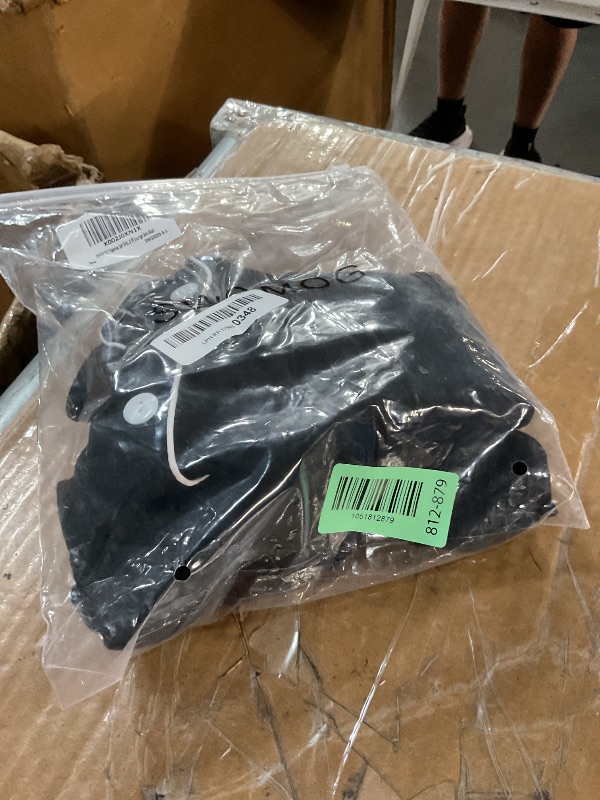 Photo 1 of (SMALL) (BAGGED) (USED/FAIR) SWOMOG Womens Button Down Pajamas Set Short Sleeve Sleepwear Bride Soft Pj Lounge Sets Black Small