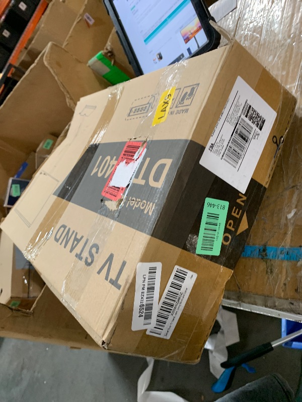 Photo 1 of (PARTIAL SET) Rfiver Swivel Floor TV Stand with Power Outlet for 32-60 inch TVs, Height Adjustable Tall TV Stand with Wood Base, Hold Up to 88lbs, Saving Space Design for Bedroom, Living Room and Corner