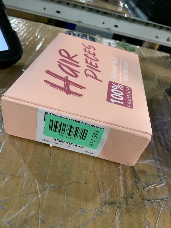 Photo 1 of (please use all images) TESSHAIR Human Hair Topper with Bangs, 100% Remy Toppers Hair Pieces for Women, No Tangle & Smooth