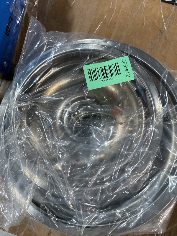 Photo 1 of ***(HEAVILY USED/ MINOR DAMAGE)***4 Pack Chrome Drip Pans, Compatible with Whirpool Kenmore Frigirate Stove Top Drip Bowls. Include 2 Pcs 6'' Range Replacement Drip Pans and 2 Pcs 8 '' Cooktop Drip Pans