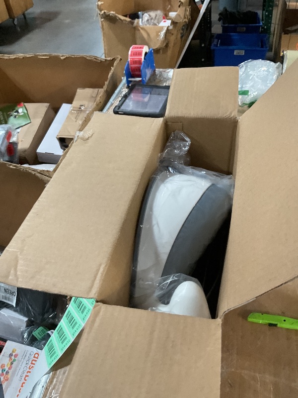 Photo 1 of (USED/FAIR) ANGELBLISS Baby Potty Training Toilet Seat with Soft Cushion Handles, Haute Collection, Double Anti-Slip Design and Splash Guard for Boys and Girls (Blue)