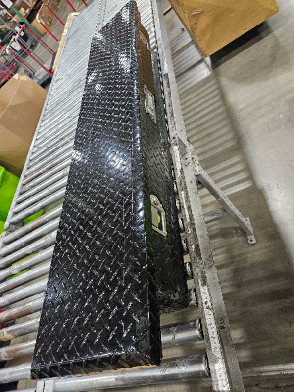 Photo 1 of ***(MINOR DAMAGE/ SEE NOTES)***UWS EC10312 63-Inch Gloss Black Heavy-Wall Aluminum Slim Truck Tool Box with Low Profile, RigidCore Lid