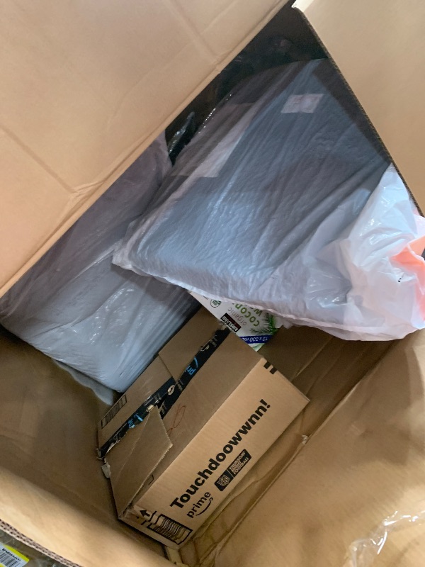 Photo 1 of (sold as parts, unkown missing parts) dLa-Z-Boy Big and Tall Trafford Executive Office Chair with AIR Ergonomic Support Technology, High Back Ergonomic Chair with Lumbar Support, Bonded Leather, Brown