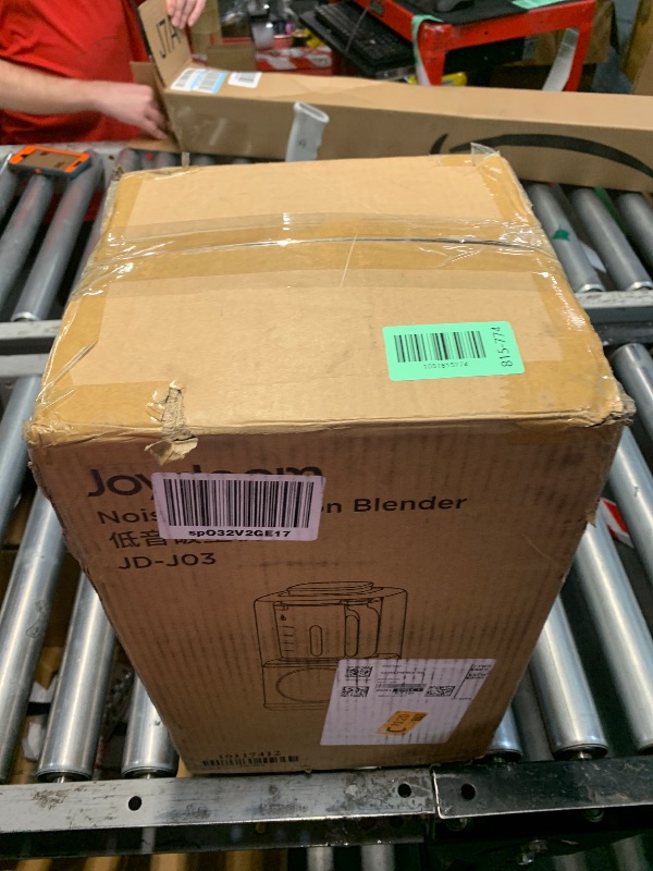 Photo 1 of (parts) (not functional) Joydeem JD-J03 Cooking Blender with Soundproof Shield, Hot Cold Blender for Filter-free Soy Milk & Juice, 8-Speed and Temperature Control, 12H Preset, 1100ml, White