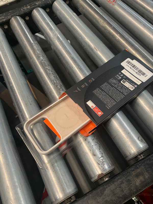 Photo 1 of (USED/FAIR) TORRAS Q3 Silicone 360 Spin for iPhone 17 Pro Case with Stand, Fit for MagSafe, Magnetic Ring Kickstand with Camera Control, Liquid Silicone Rubber Soft Phone Case for iPhone 17 Pro 6.3'', Light Ivory