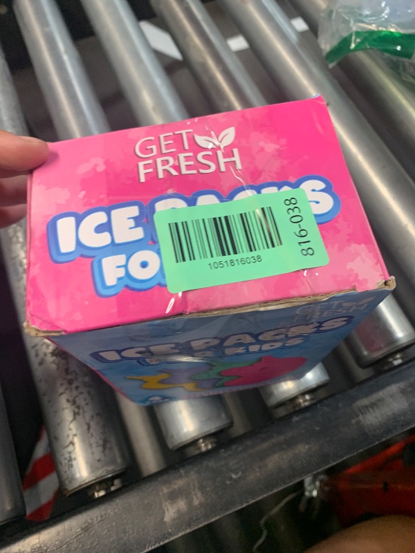 Photo 1 of GET FRESH Mini Freezer Ice Packs for Kids Lunch Box – 4-Pack Unicorn Small Freezer Blocks for Cool Bags and Lunch Boxes – Colorful Mini Ice Blocks for Kids Lunch Boxes Bags with 10 Food Picks