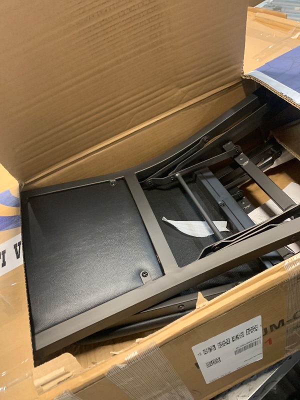 Photo 1 of (PARTIAL SET) (2 OF 4) VECELO Folding Chairs Set of 4 with Cushion, Foldable Padded Seats with Heavy Duty Metal Frame for Kitchen/Dining/Living Room, No Assembly & Space Saving Design, Solid Black