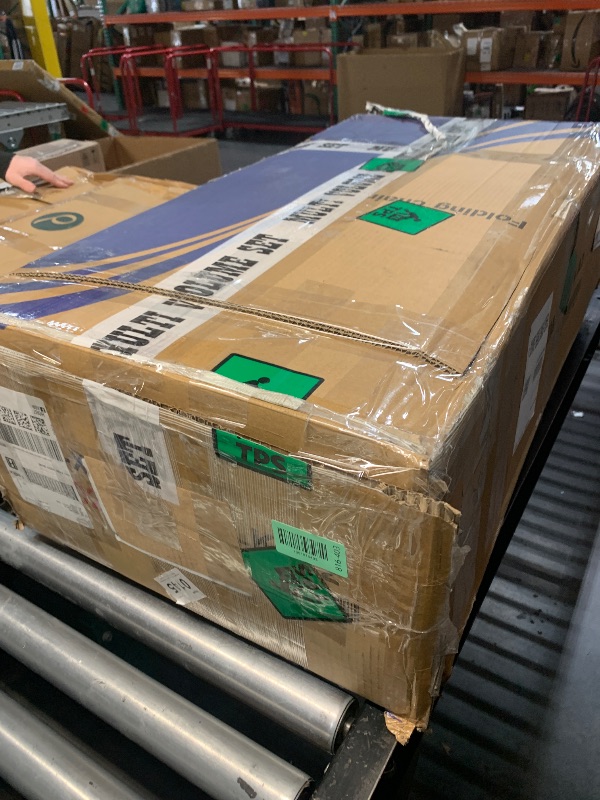 Photo 1 of (PARTIAL SET) (2 OF 4) VECELO Folding Chairs Set of 4 with Cushion, Foldable Padded Seats with Heavy Duty Metal Frame for Kitchen/Dining/Living Room, No Assembly & Space Saving Design, Solid Black