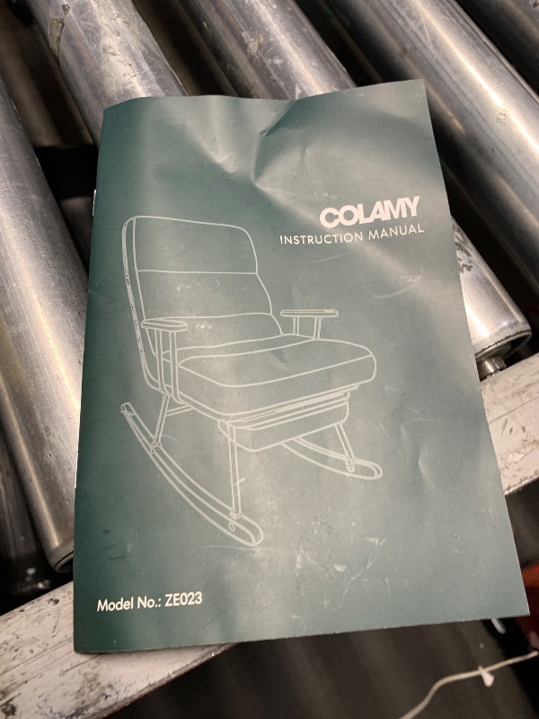 Photo 1 of ***(PARTS ONLY/ MISSING PARTS/ NON FUNCTIONAL)***Rocking Chair Nursery 2X Side Pocket,25.6" W High Backrest Upholstered Glider Chair with Rubber Wood Legs,Soft Fabric Accent Rocker Arm Chair for Lounge Livingroom,Bedroom,Babyroom