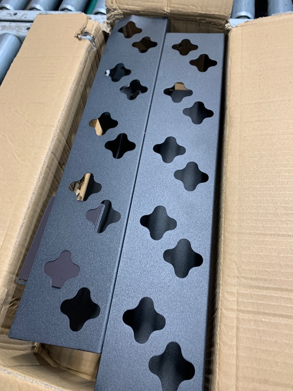 Photo 1 of (used)(see images)(no hardware) 2 Pack Magnetic Water Bottle Organizer for Stanley 30 40 Oz, Magnetic Cup Holder with Tumbler Lid Organizer