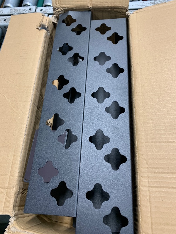 Photo 1 of (used)(see images)(no hardware) 2 Pack Magnetic Water Bottle Organizer for Stanley 30 40 Oz, Magnetic Cup Holder with Tumbler Lid Organizer