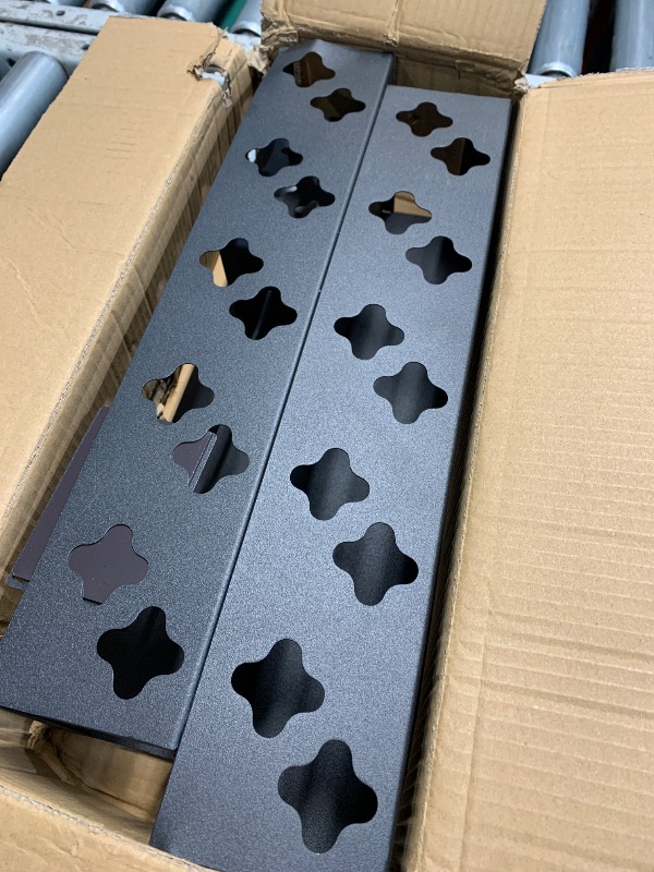 Photo 1 of (used)(see images)(no hardware) 2 Pack Magnetic Water Bottle Organizer for Stanley 30 40 Oz, Magnetic Cup Holder with Tumbler Lid Organizer