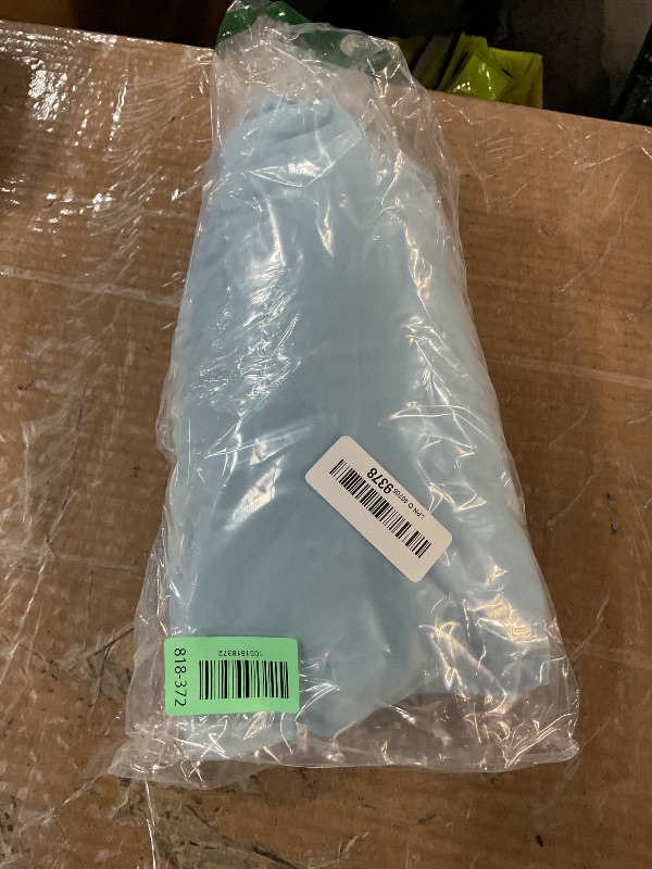 Photo 1 of (only one) BDDC Table Covers for 6 Foot Tables, Sky Blue Washable and Wrinkle Resistant Stretch Tablecloths Rectangle 6ft