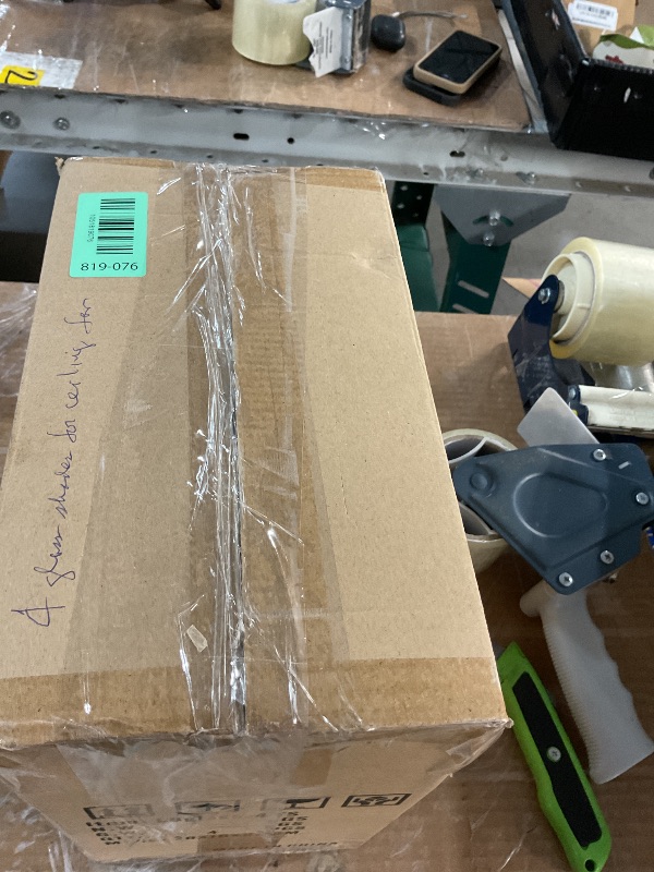 Photo 1 of ***Missing 1***Glass Shade Replacement for Ceiling Fan, 4 Pack Vintage Farmhouse Glass Covers for Light Fixtures Chandeliar Vanity Lighting, Tea Stain Color 2 1/8" Fitter Size