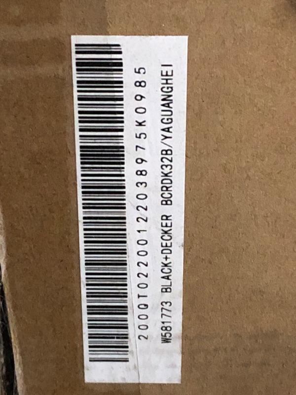 Photo 1 of ***FACTORY SEALED*** BLACK + DECKER 3.1 Cu. Ft. Compact Two Door Refrigerator with Freezer, ENERGY STAR Certified Mini Fridge, 0.9 Cu. Ft. Freezer, Interior Light, R600a Refrigerant, BCRDK32B, Black