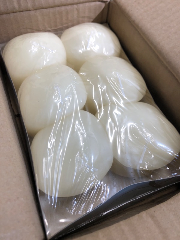 Photo 1 of (please see all images) Stonebriar 6 Pack Tall 3 x 3 Inch 18 Hour Long Burning Unscented Ivory Wax Pillar Candles