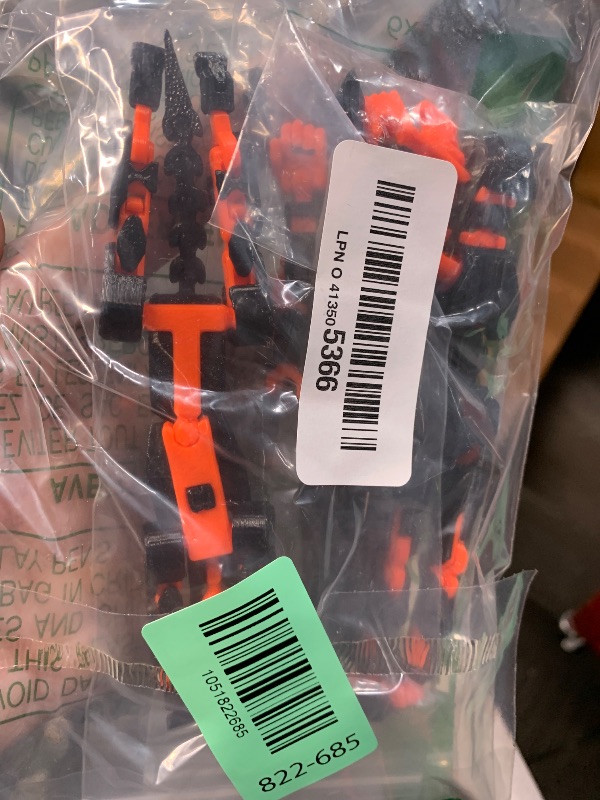 Photo 1 of (Assembly Completed) T13 Action Figure Set, 3D Printed Toys Robo 13 Action Figures,Dummy 13 Titan 13 Action Figure (Black + Orange)