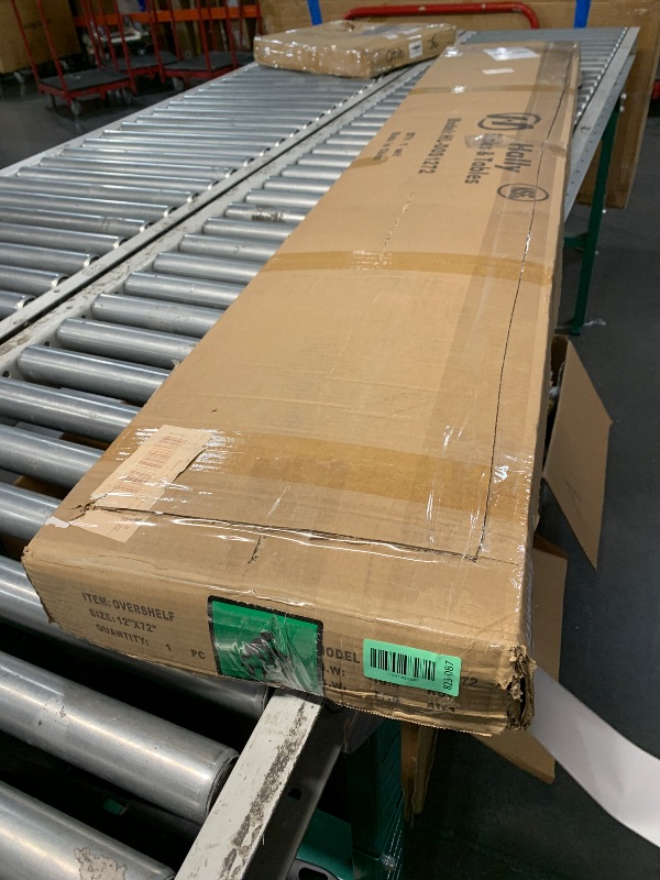 Photo 1 of ***TRUCK/TRAILER PICKUP ONLY*** HALLY Double Overshelf of Stainless Steel 12'' x 72'' Weight Capacity 420lb, Commercial 2 Tier Shelf for Prep & Work Table in Restaurant, Home or Kitchen