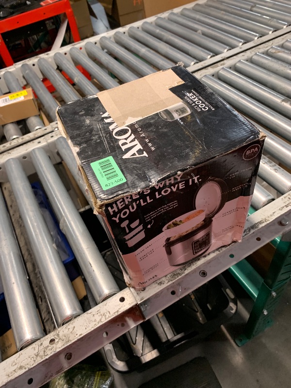 Photo 1 of (missing pieces) AROMA Digital Rice Cooker, 4-Cup (Uncooked) / 8-Cup (Cooked), Steamer, Grain Cooker, Multicooker, 2 Qt, Stainless Steel Exterior, ARC-914SBD