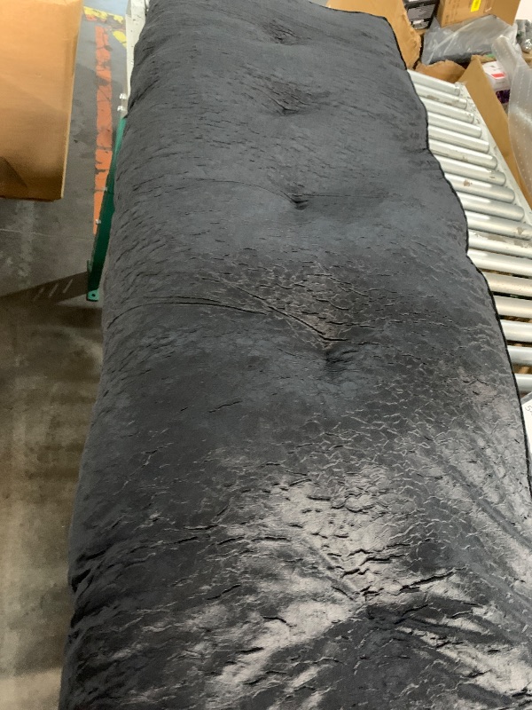 Photo 1 of (see all images) OGEMXU Futon Mattres Full Size 6",Flannel Floor Foldable for Adults,Floor Futon Mattress Bedroom,Living (Frame Not Included), 54 x 80,Black