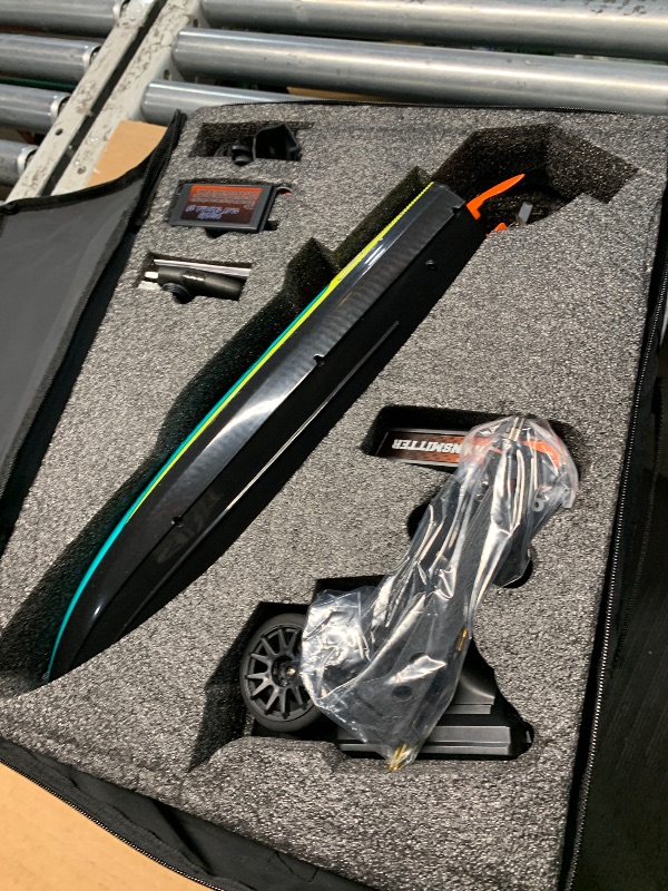 Photo 1 of *** FOR PARTS***  TOPCHOIC Brushless RC Boat 40+MPH, Remote Control Boats for Adults Kids, 19" Big Racing Boat for Salt Water Lake River with Self-Righting, LED Lights, Fishing Function Fast High Speed with Carry Bag