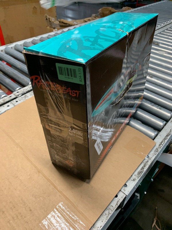 Photo 1 of *** FOR PARTS***  TOPCHOIC Brushless RC Boat 40+MPH, Remote Control Boats for Adults Kids, 19" Big Racing Boat for Salt Water Lake River with Self-Righting, LED Lights, Fishing Function Fast High Speed with Carry Bag